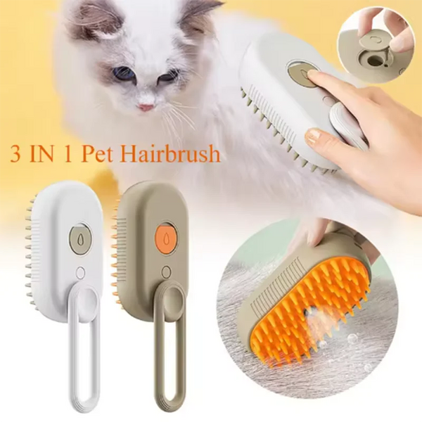 Steam Mist Cat Grooming Brush